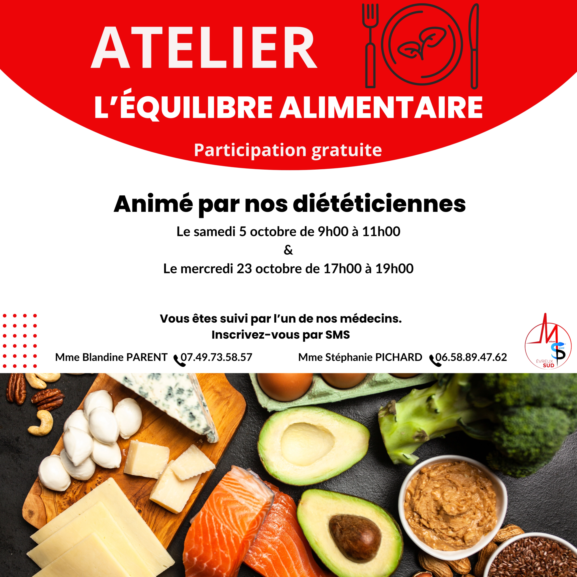 Atelier nutrition, l'équilibre alimentaire.